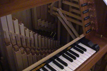 Binnenwerk bureau orgel