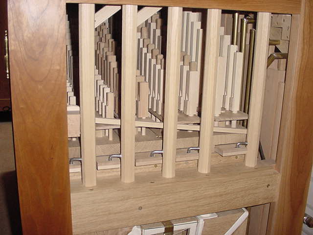 Rechter zijkant Buro-orgel